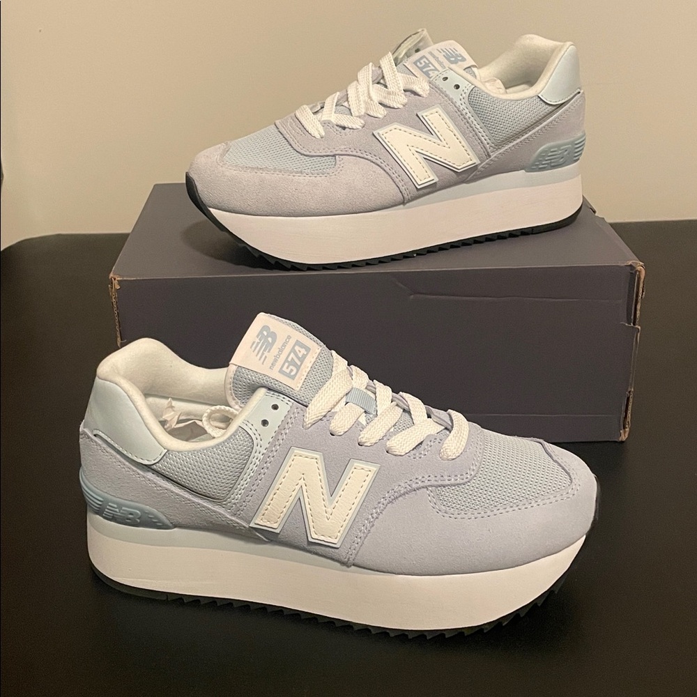 New Balance 574+ Lifestyle Blue Women’s 10